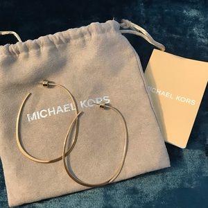 Michael Kors Gold Hoop Earrings